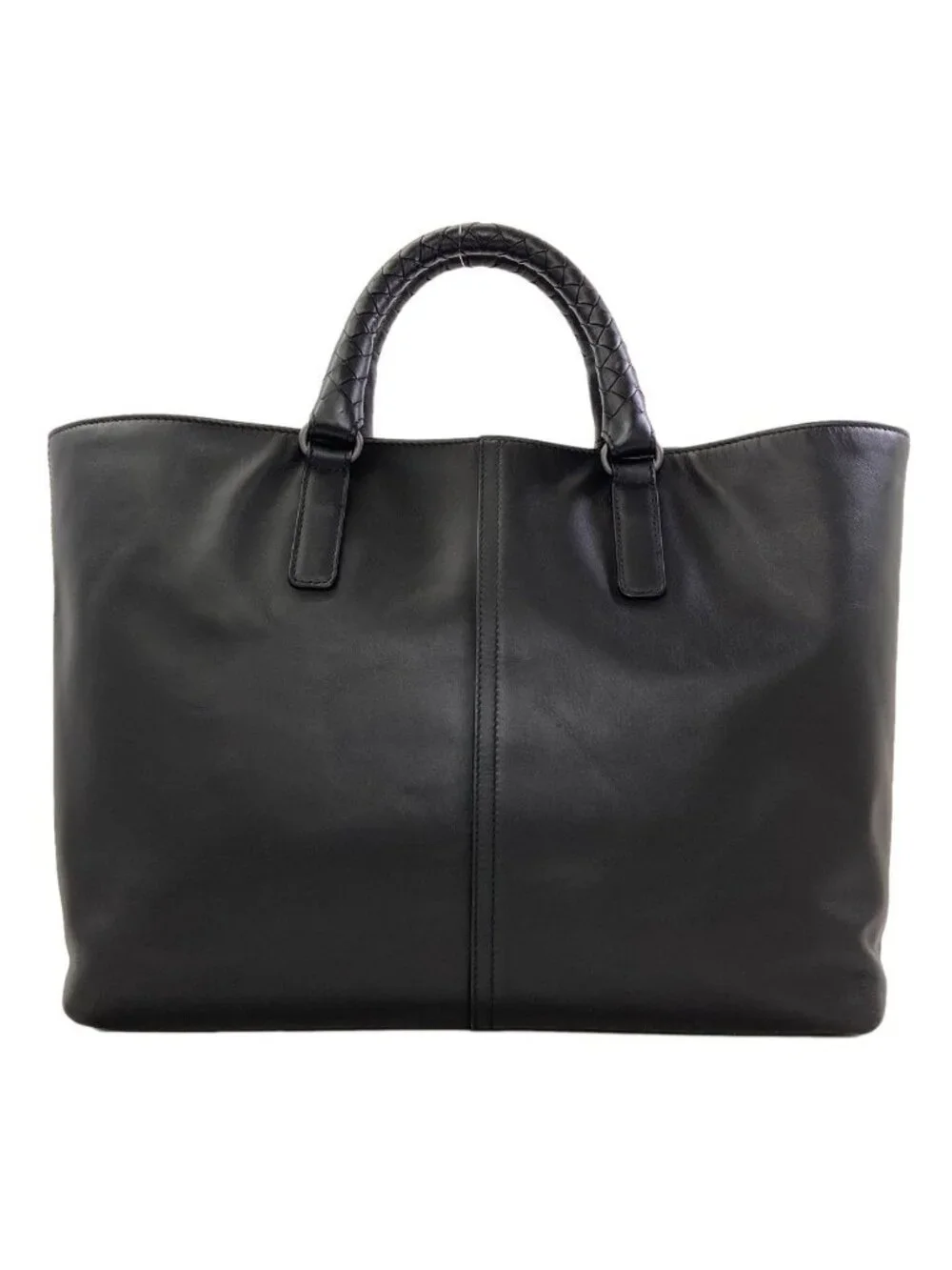 Bottega Veneta Simple Design Handbag Leather